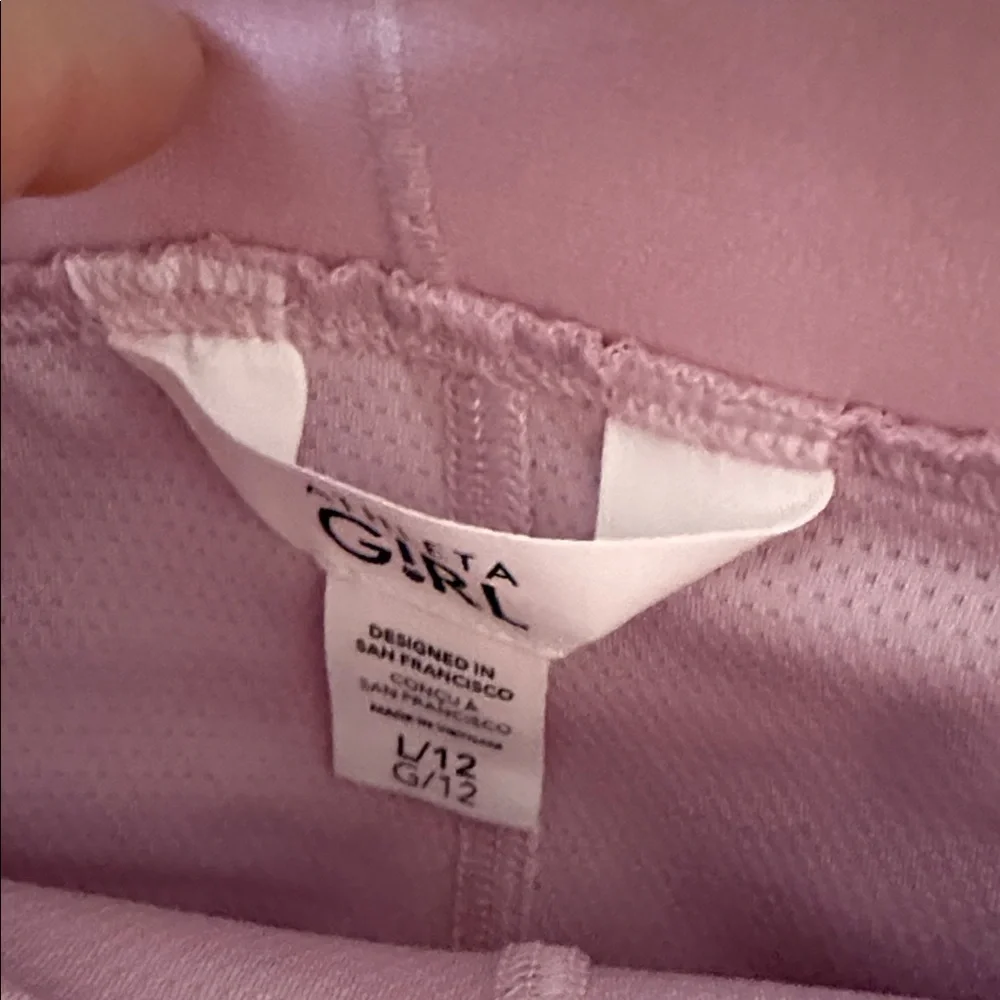 Athleta Perfect Pleat Skort Light Pink- Size Large/12- NWT